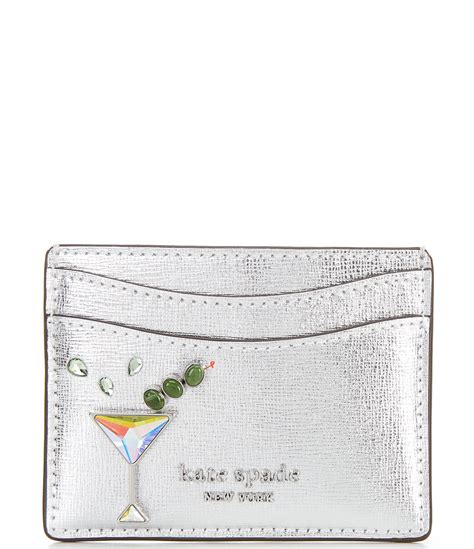 kate spade shaken not stirred cardholder.